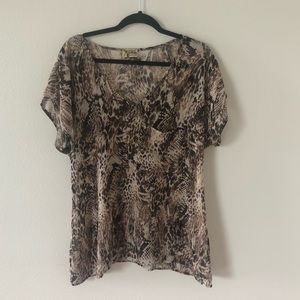 SMYM animal print tunic